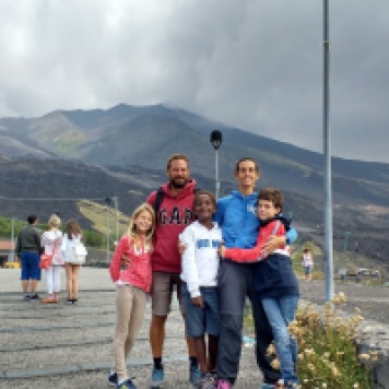 Family picture at Etna